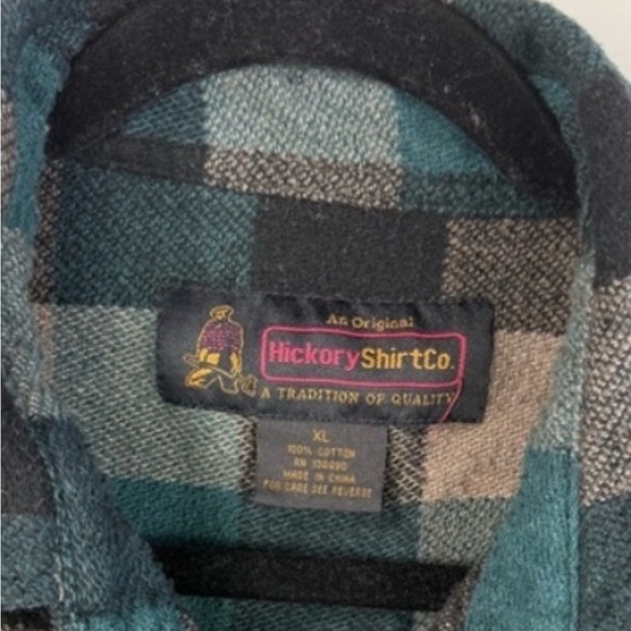 Hickory Shirt Co. men’s XL plaid button down long sleeve heavy duty work shirt - Picture 10 of 10